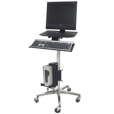 ERGO 44'' H Laptop Cart with Wheels