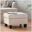 Banc rembourré en tissu Camaiya
