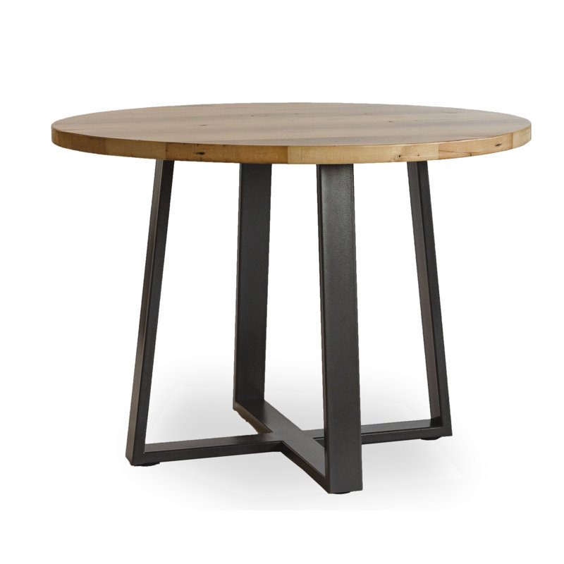 Table de salle à manger fir Damico, H 30 po x L 42 po x l 42 po, Antique