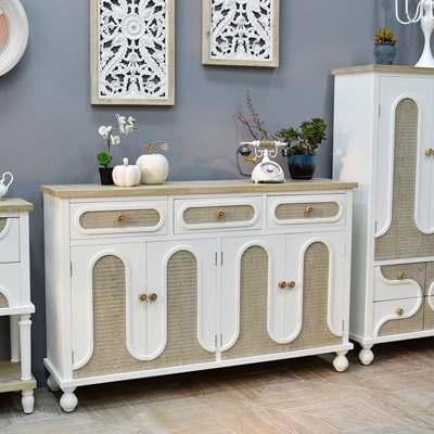 Banc de rangement pour chaussures Burlywood + blanc massif + bois manufacturé