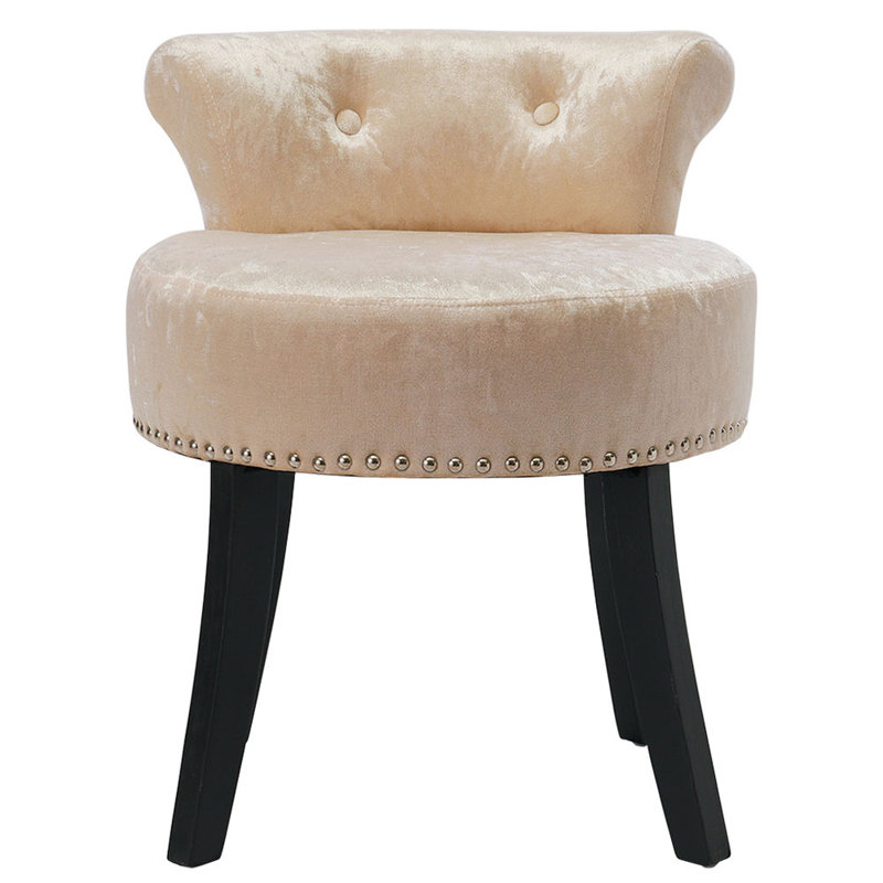 Solid + Manufactured Wood Accent Stool