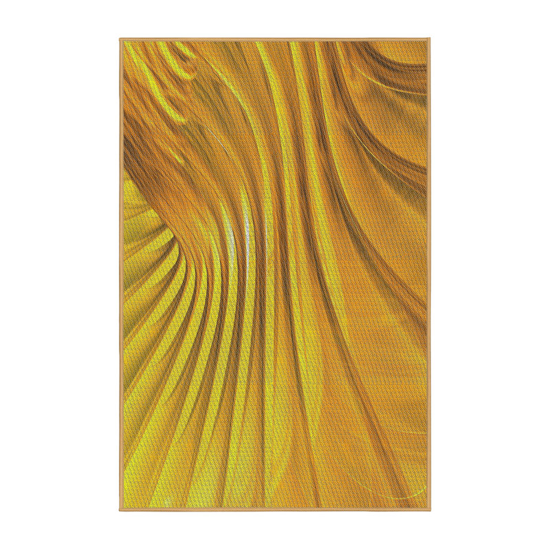 Tapis jaune, Rectangle 5 pi x 7 pi