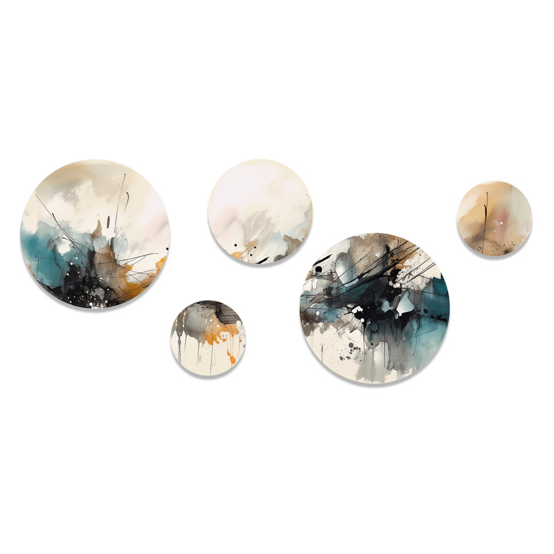 Abstract Wall Decor on Metal
