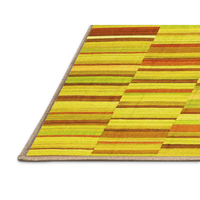Henriha Performance Striped Indoor Rug, Rectangle 7' x 9'