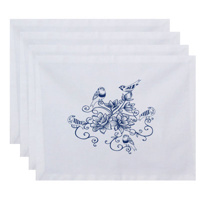 Aspacio Polyester Floral Rectangle Placemat