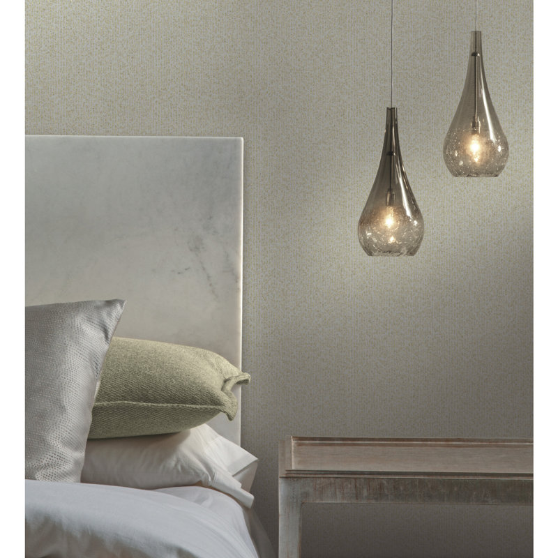 Abstract Shimmer Wallpaper Roll by Candice Olson, Silver