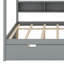 Lit superposé peu encombrant avec lit gigogne et tablettes de rangement-1724905945-1724905950