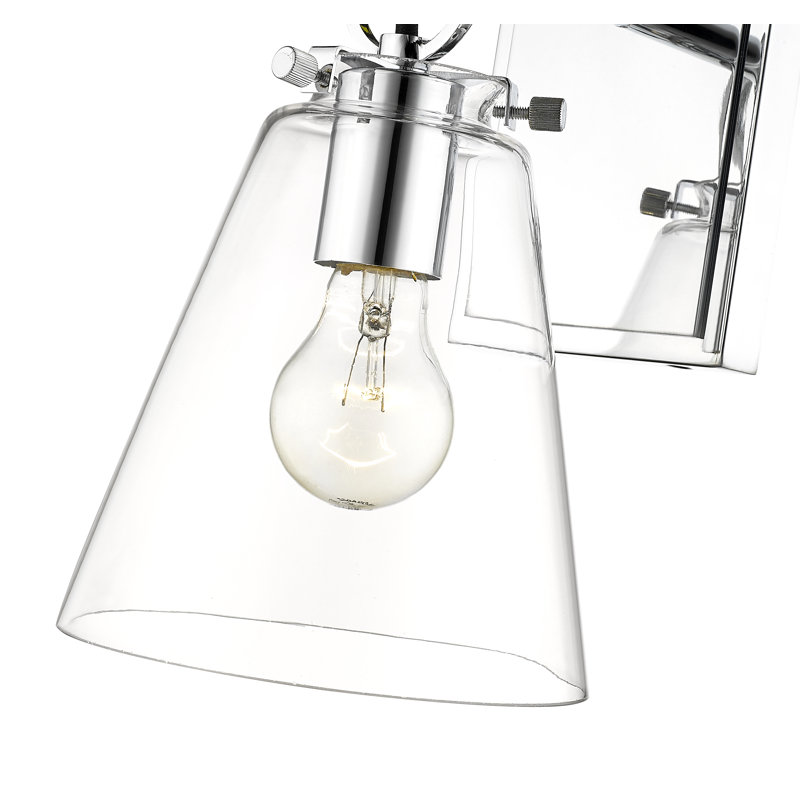 Emsworth Steel Armed Sconce, Chrome