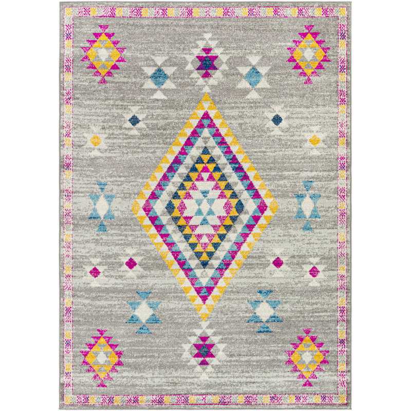 Mila Southwestern Indoor Rug, Rectangle 6'7" x 9'