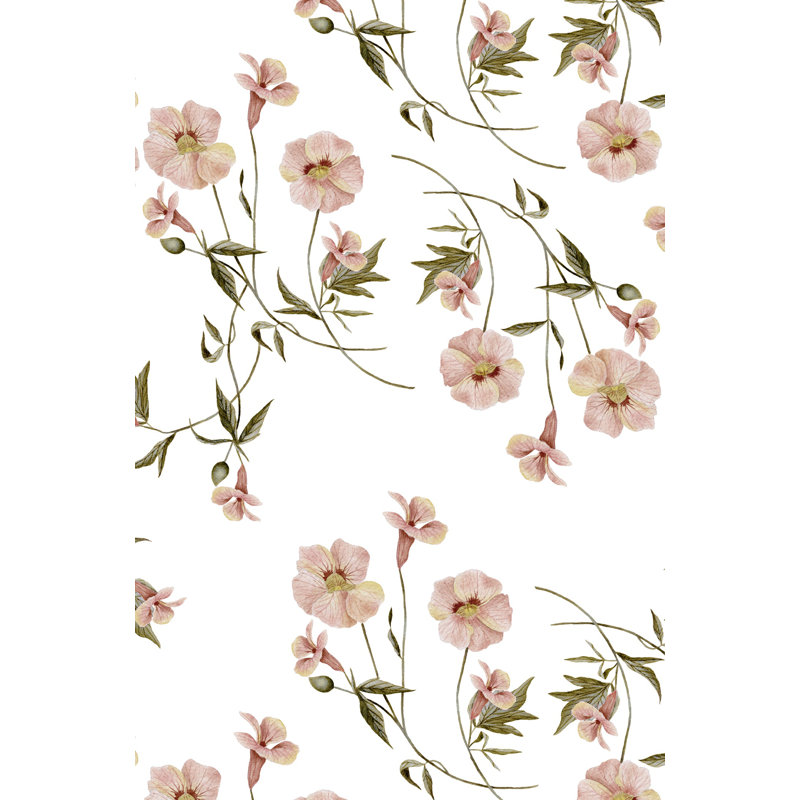 Floral Wallpaper, Pre-Pasted
