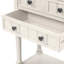 Console étroite, canapé mince avec trois tiroirs de rangement et tablette inférieure pour le salon, assemblage facile-370696434