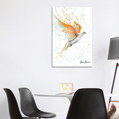 Summer Peace Dove by Ashvin Harrison - Wrapped Canvas Print