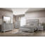 Contemporary 1Pc 5 Storage Drawer Chest Mirrored Accents Beautiful Solid Wood Wooden Bedroom Furniture