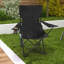 Set Of 2 Portable Folding Camp Chairs – Lightweight With Cup Holder, Side Pocket, And Carry Bag – Ideal For Camping, Festivals, Garden, Fishing, Beach, And Bbqs-1628143660