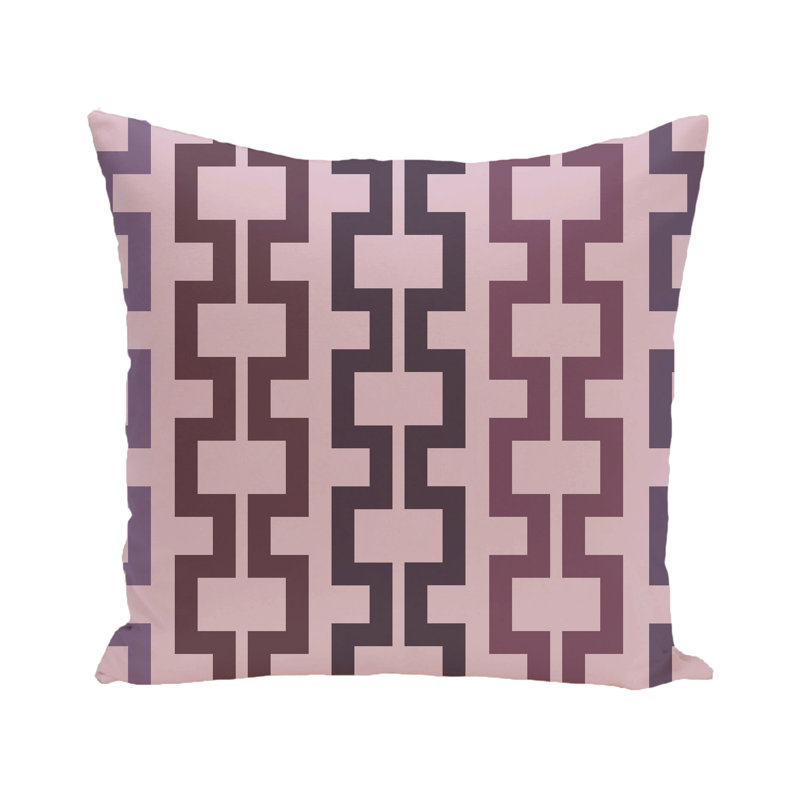 Housse et insert de coussin d'extérieur carré Cuff-Links, Mûre blanche, H 20 po x l 20 po