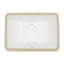 Ceramic Undermount Bathroom Sink With Overflow - 19.7"X14", Low Water Absorption, Elegant For Multiple Spaces Modern Acid , Various
