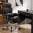 Office Chair, Big And Tall Executive Office Chair With Footrest, Leather Computer Chair, Ergonomic Reclining Chair High Back, Large Home Office Chair (Black)