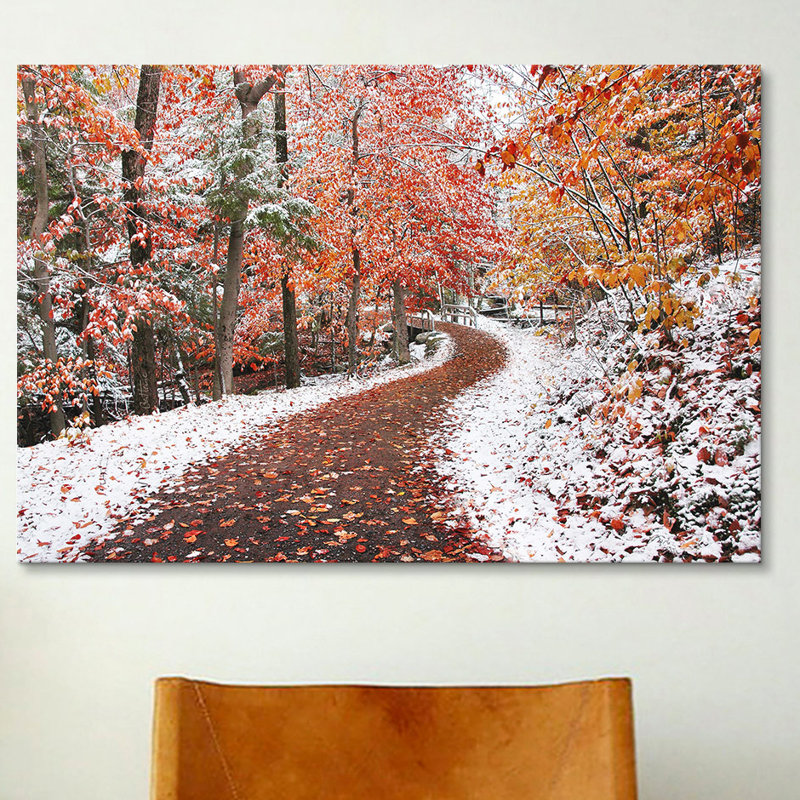 « two seasons » par reproduction de photo sur toile tendue Ben Heine, H 40 po x l 60 po x P 1,5 po, Toile tendue