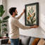 Flowering Study Botanical - Framed Print-775525712-775525716