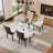 Sinta 4 - Person Pedestal Dining Set-791441495-791441492