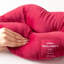 Housse et insert pour coussin en velours Lips-126482283