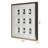 Miniature Plaster Statue Shadow Box Wall Décor