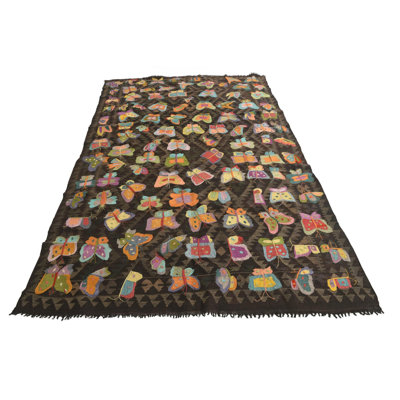 Tapis brun foncé Nathanael