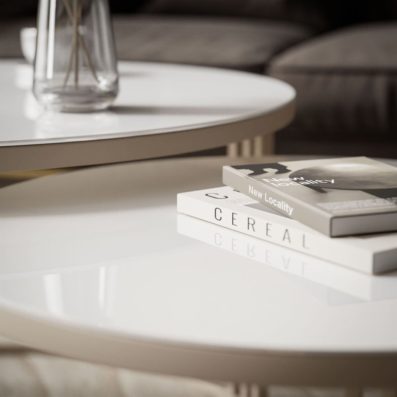 Frame Coffee Table, White