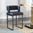 Faux Leather Upholstered Counter Bar Stool (Set of 2)-1244846697-1244729689
