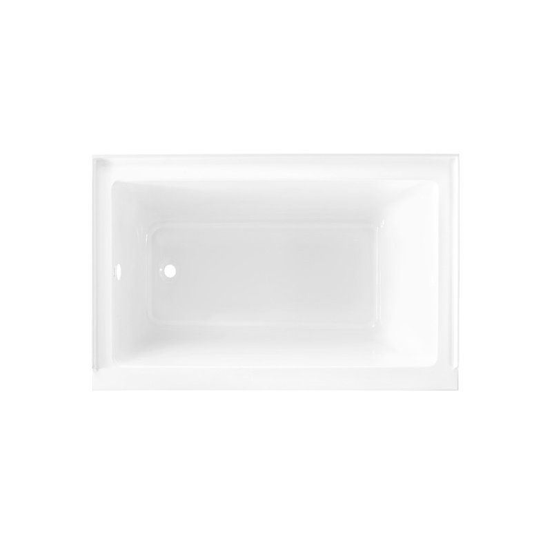 Baignoire en alcôve 48 "x 32" Voltaire, Gauche, Blanc
