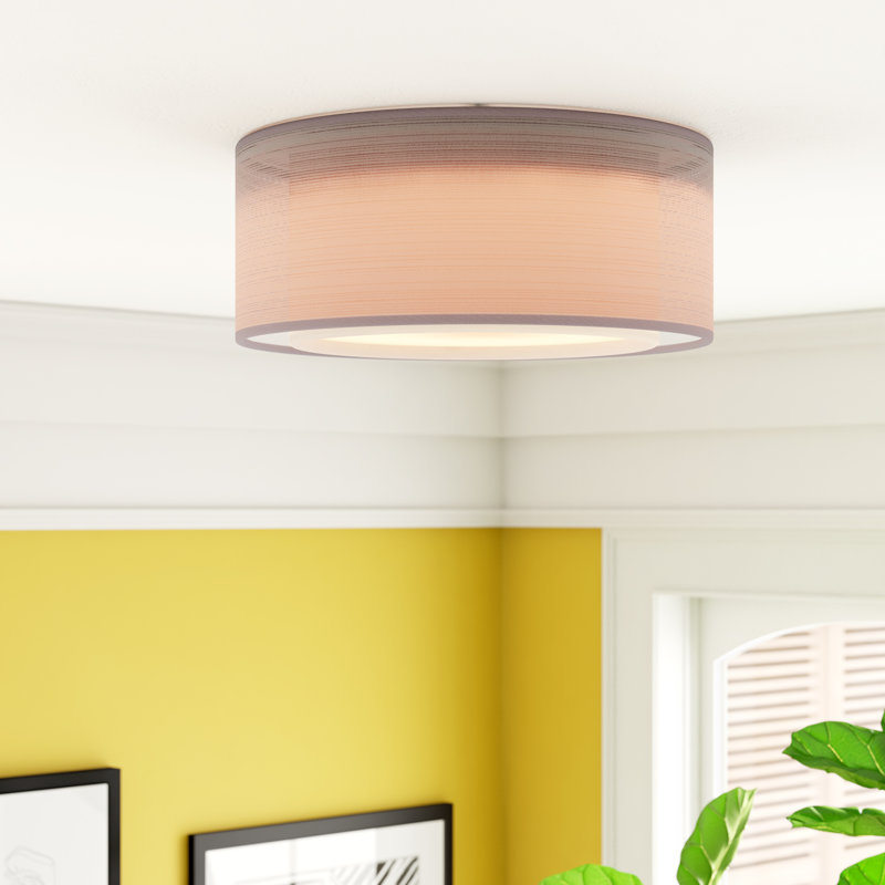Elanna Cotton / Cotton Blend Flush Mount