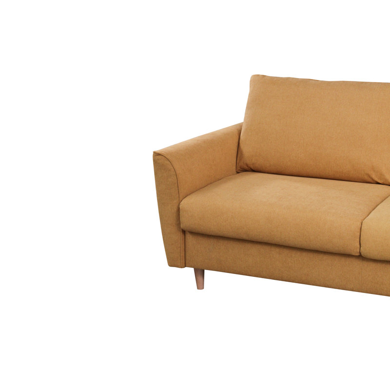 Marotz Sofa Bed with Mattress, Yellow