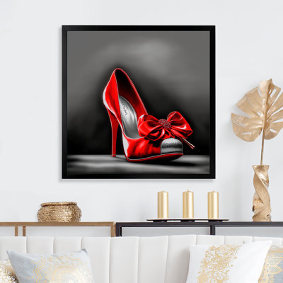 Longville " Vintage Glam Red Shoe "