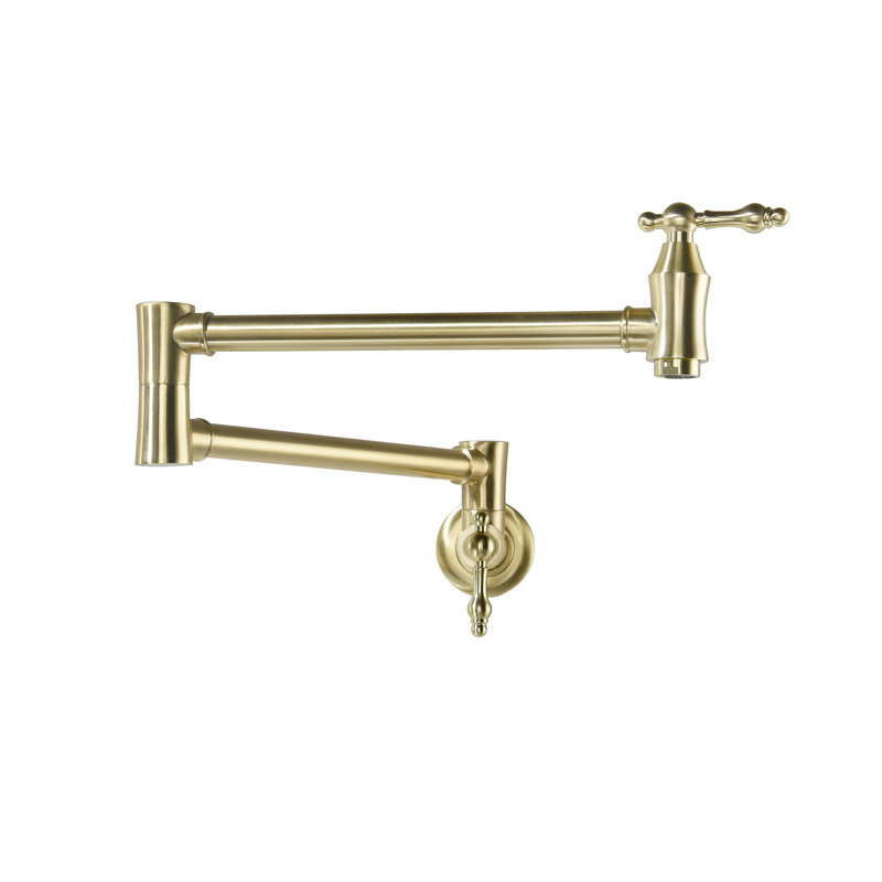 SOUEEUM Kitchen Faucet, Brushed Gold