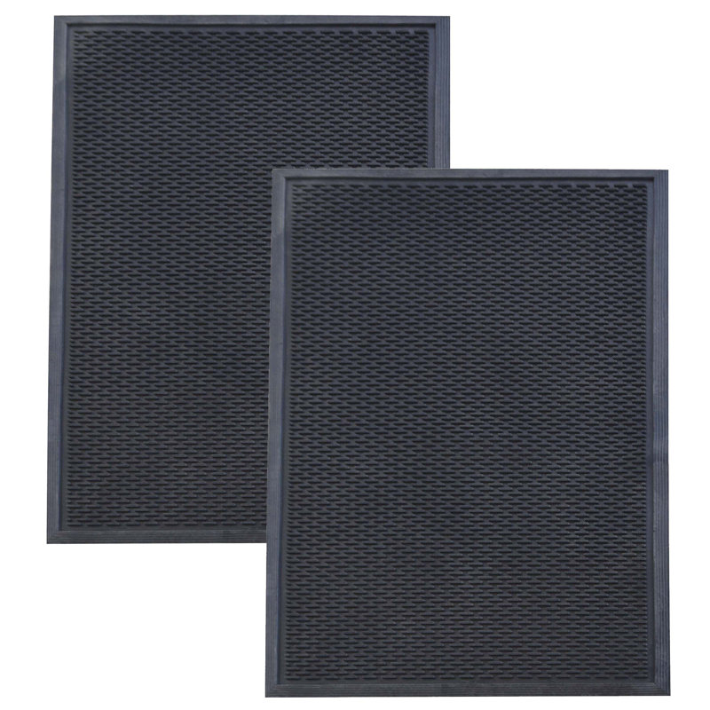 AmeriHome 35.5'' W x 59'' L Garage Flooring in Black