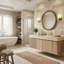 Meuble-lavabo mural 48 po avec comptoir en pierre frittée et lavabo en céramique, armoire de rangement avec 1 tiroir et porte à fermeture en douceur-513372809-522743875-522743874