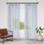 Panneau de rideau simple semi-transparent à plis pincés avec anneaux et pinces inclus-1244065975-1244065972