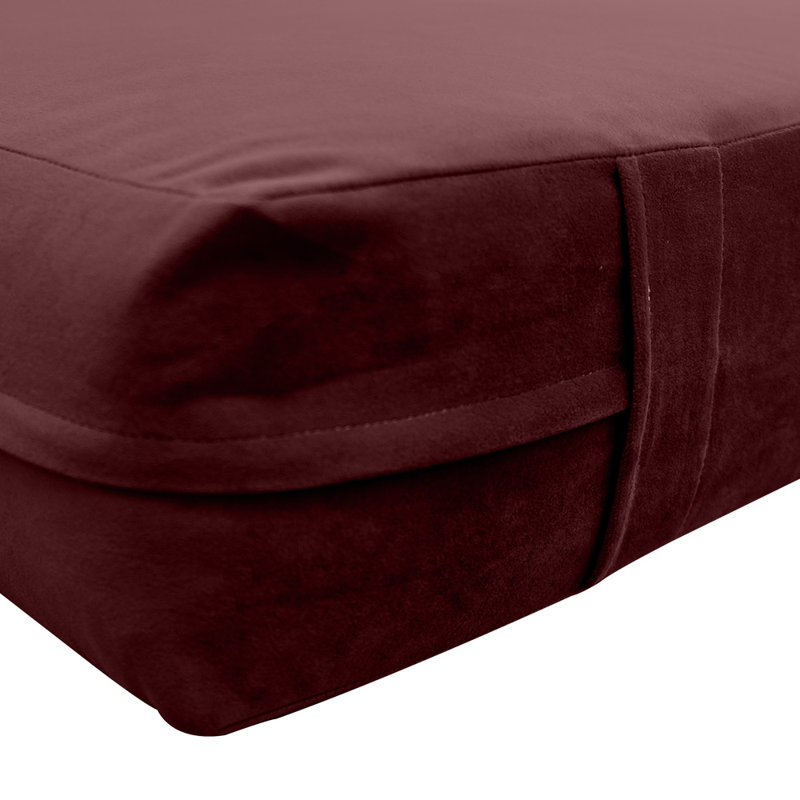 Zipper Mattress Protector Mattress Protector Case Pack, 8", Twin, Dark Red