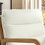 65.5cm Wide Modern Solid Wood Frame Upholstered Armchair with Lumbar Support Pillow-1768888492