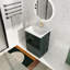 Meuble-lavabo simple 24 po avec plateau en résine-1426681750