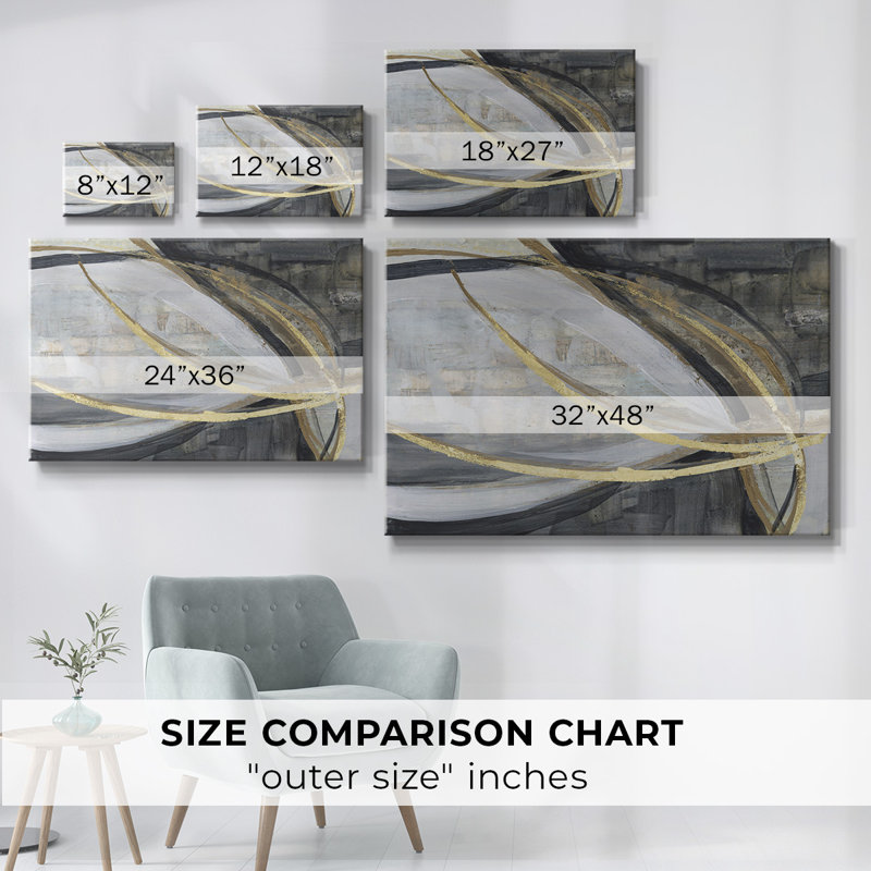 Toile tendue avec torsion Vortex I-Gallery, H 12 po x l 18 po
