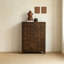 Commode à plusieurs tiroirs en bois naturel