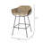 Haneza Counter Stool with Metal Frame-43503783
