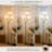 3-Light Floral Floor Lamp with Flexible Stems
