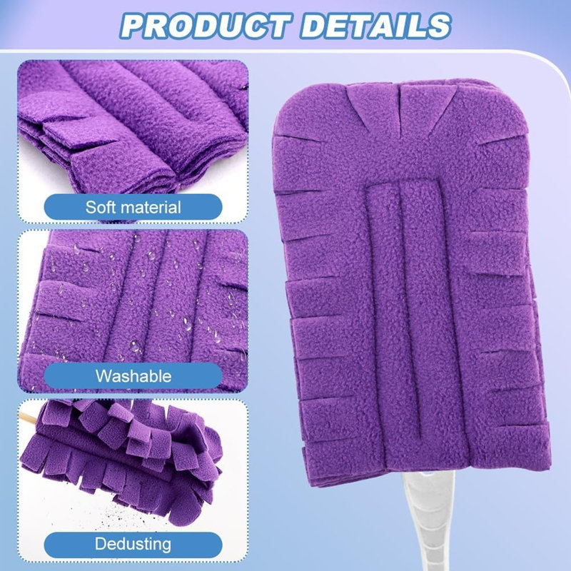 4-Pack Duster With Handle For Cleaning