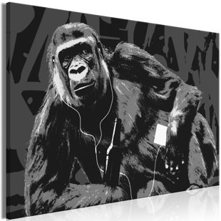 Gorilla Pictures, Art for Kids, Playroom Wall Decor
