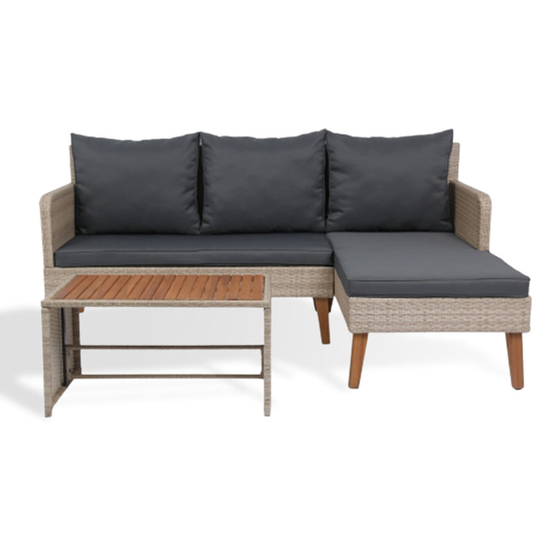Gray wicker Outdoor Patio sofas