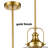 Modern Brass Schoolhouse Pendant Light Fixture