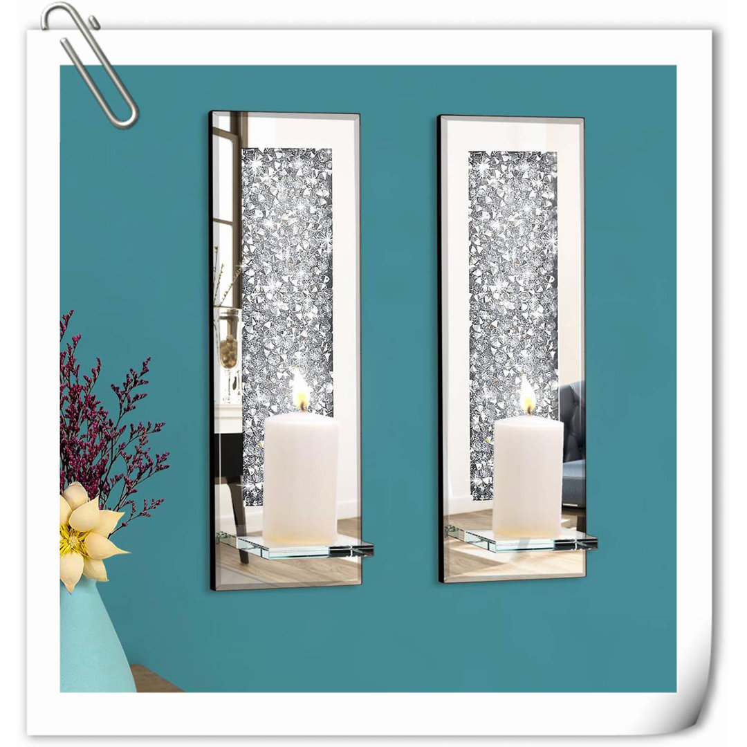 15'' H Glass Wall Wall Sconce Mercer41