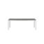 Jaafer Rectangular Wood Metal Outdoor Dining Table , 205cm cm W 90cm cm D-56430825